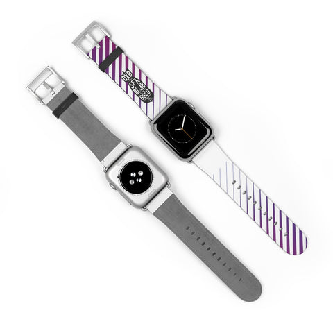 GG Sex Bomb Purple and White Apple Watch Band