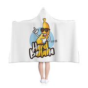 Hard Banana White Hooded Blanket