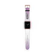 GG Sex Bomb Purple and White Apple Watch Band