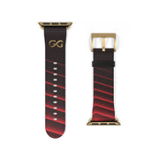 GG Red and Black Apple Watch Band