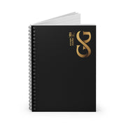 GG Black Spiral Notebook - Ruled Line