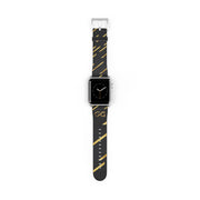 GG Black and Gold Apple Watch Band