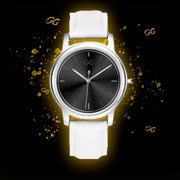 GG White & Silver Watch