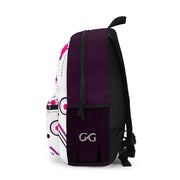 GG Pop Art White Backpack (Made in USA)