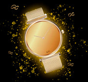 GG Gold Luxury Watch Milanese Band