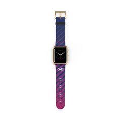 GG Blue and Purple Apple Watch Band