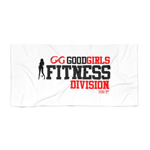 Good Girls Fitness Division White Beach Towel