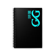 Black and light blue Spiral Notebook - Ruled Line