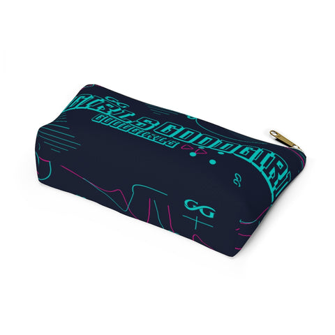 Good Girls Teal Accessory Pouch w T-bottom