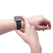 GG Black Apple Watch Band
