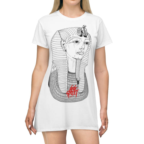 GG Street Pharaoh All Over Print T-Shirt Dress