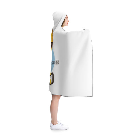 Hard Banana White Hooded Blanket