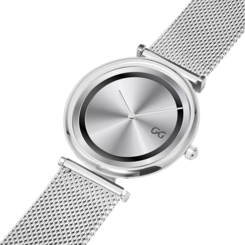 GG Silver Watch Milanese Band