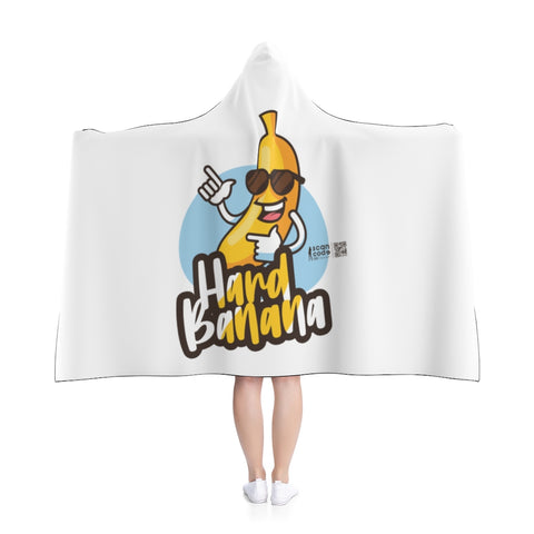 Hard Banana Hooded Blanket