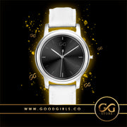 GG White & Silver Watch