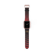 GG Red and Black Apple Watch Band