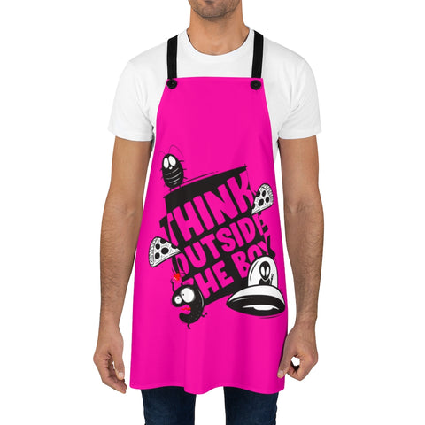 Think Outside The Box Pink Apron