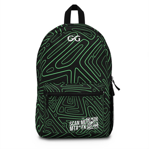 GG Neon Green and Black Backpack (Made in USA)