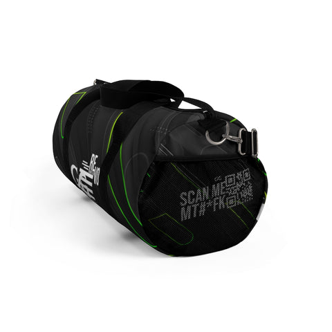 GG Revo Black and Neon Green Duffel Bag