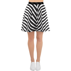 Black & White Skater Skirt