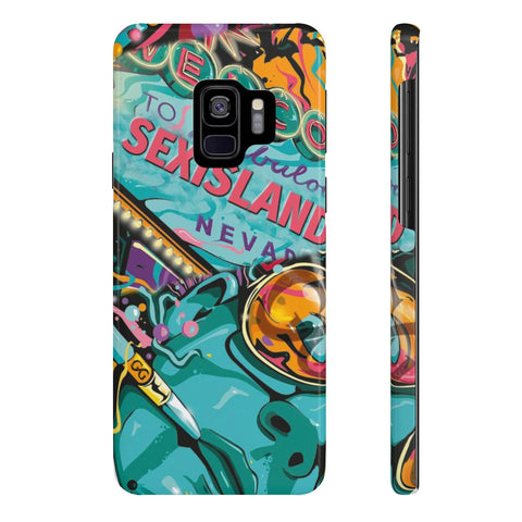Sex Island Pop Art Slim Phone Case