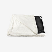GG Black Double-Sided Super Soft Plush Blanket