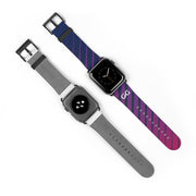 GG Blue and Purple Apple Watch Band
