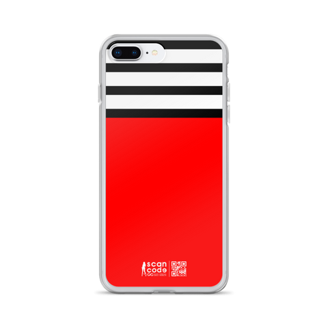 Red and Stripes iPhone Case