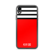 Red Stripes iPhone Case