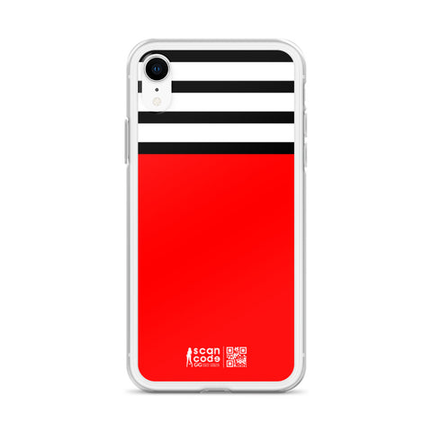 Red Stripes iPhone Case