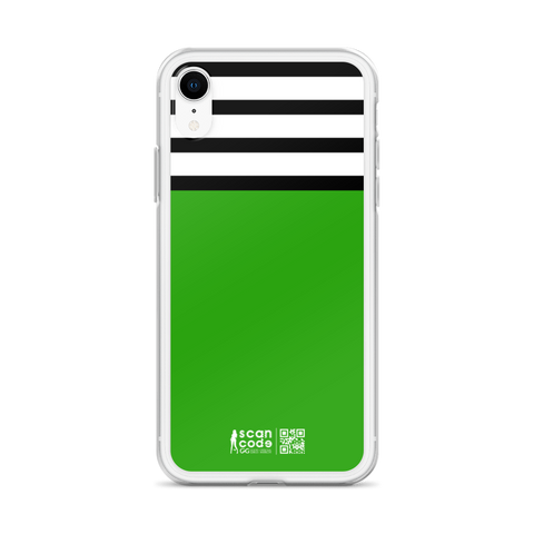Green and Stripes iPhone Case