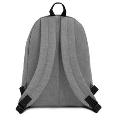 Black Embroidered GG Backpack