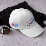 GG Cursive blue and pink Hat