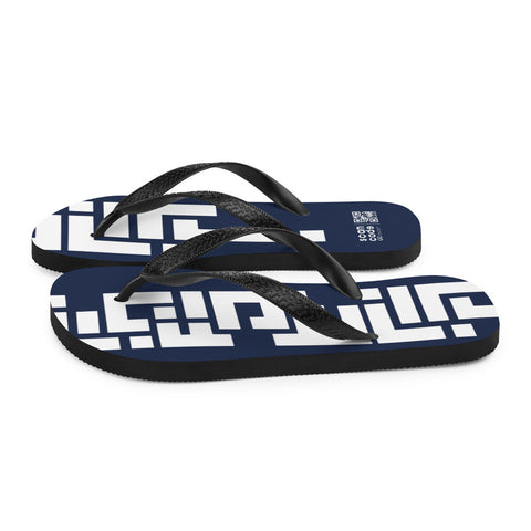 Dubai Navy Blue Flip-Flops
