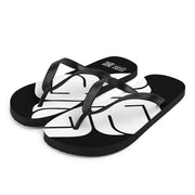 Black and White Art Flip-Flops