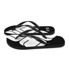 Black and White Art Flip-Flops