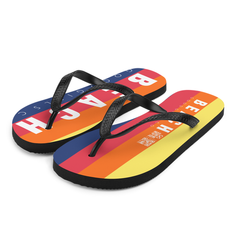 Good Girls Beach Colorful Flip-Flops