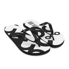 Black And White Flip-Flops