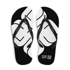 Black & White Classic Flip-Flops